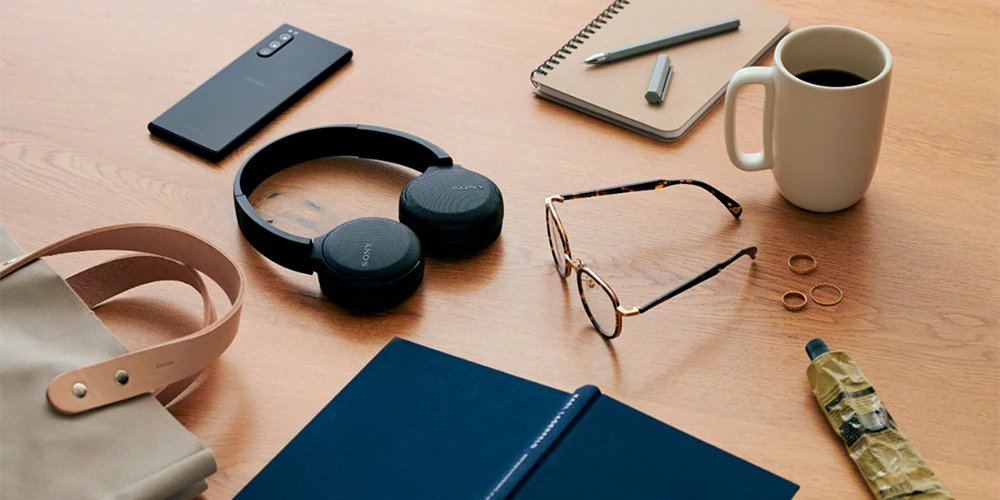 ⁦Sony Casque Bluetooth Original sans fil assistant vocal intégré, charge rapide, autonomie jusqu'à 35 heures WH-CH510⁩ - الصورة ⁦4⁩