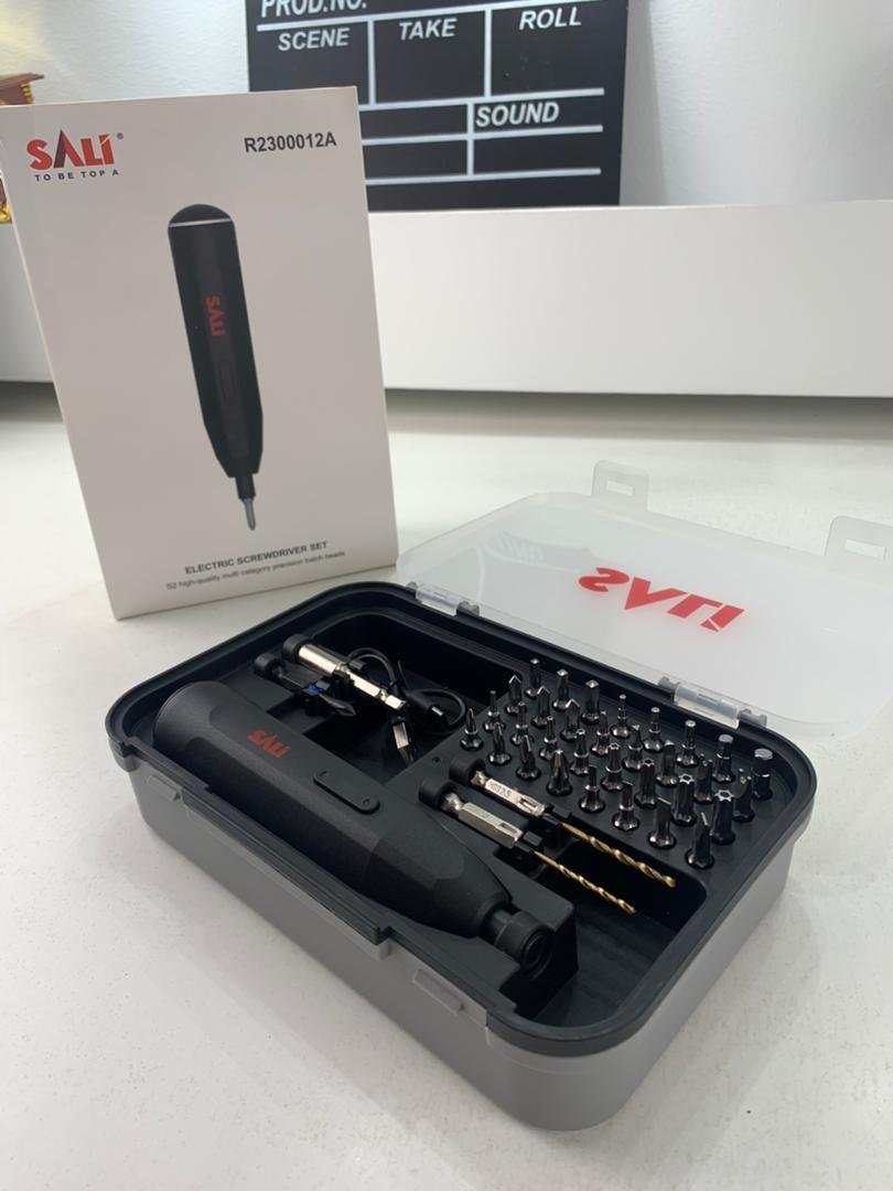 ⁦Tournevis Électrique Sans Fil SALI 39 en 1 Batterie Lithium 1200mAh – مفك براغي كهربائي⁩ - الصورة ⁦2⁩