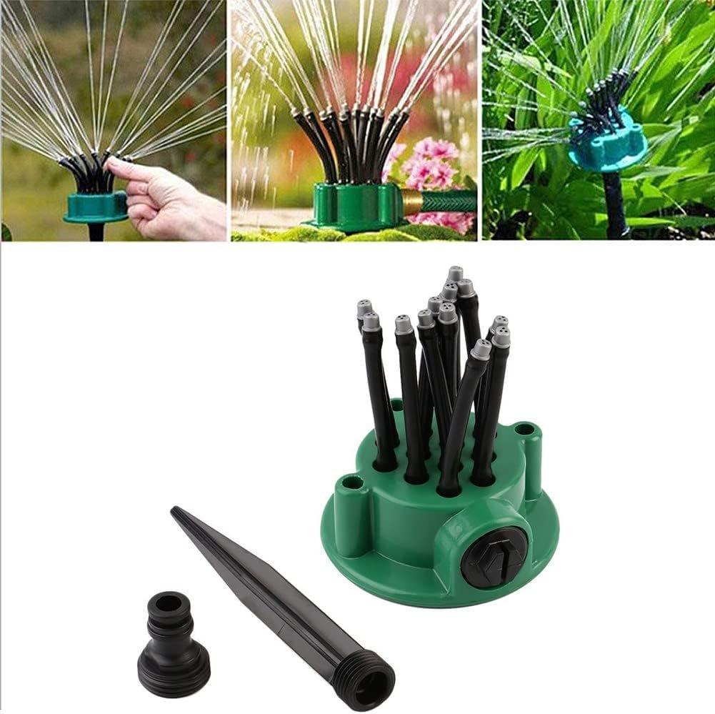 ⁦Arroseur de Jardin Rotatif 360 dégrée Multidirectionnel 12 Tuyaux Flexibles - رشاش مياه حدائق متعدد الاتجاهات 360 درجة بـ 12 خرطوم مرن⁩ - الصورة ⁦4⁩
