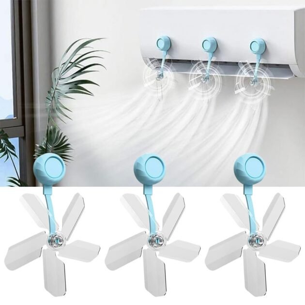 Déflévecteur d'Air pour Climatiseur Réglable à 360° - Anti-Souffle Direct Pack 3Pcs - موجّه هواء المكيف القابل للتعديل لمنع الهواء المباشر