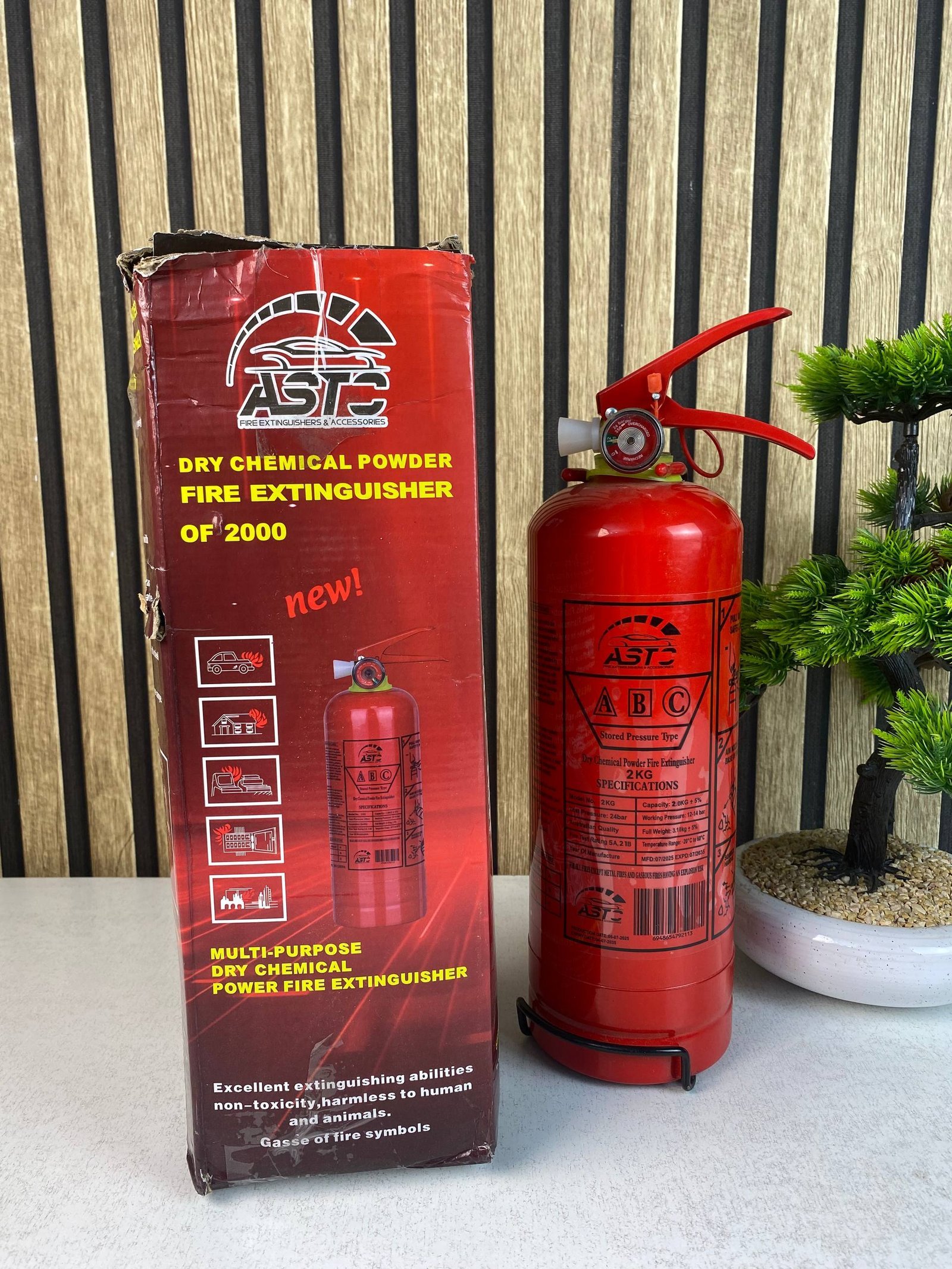 Extincteur Fire Stop 2kg -مطفأة حريق - الصورة 2