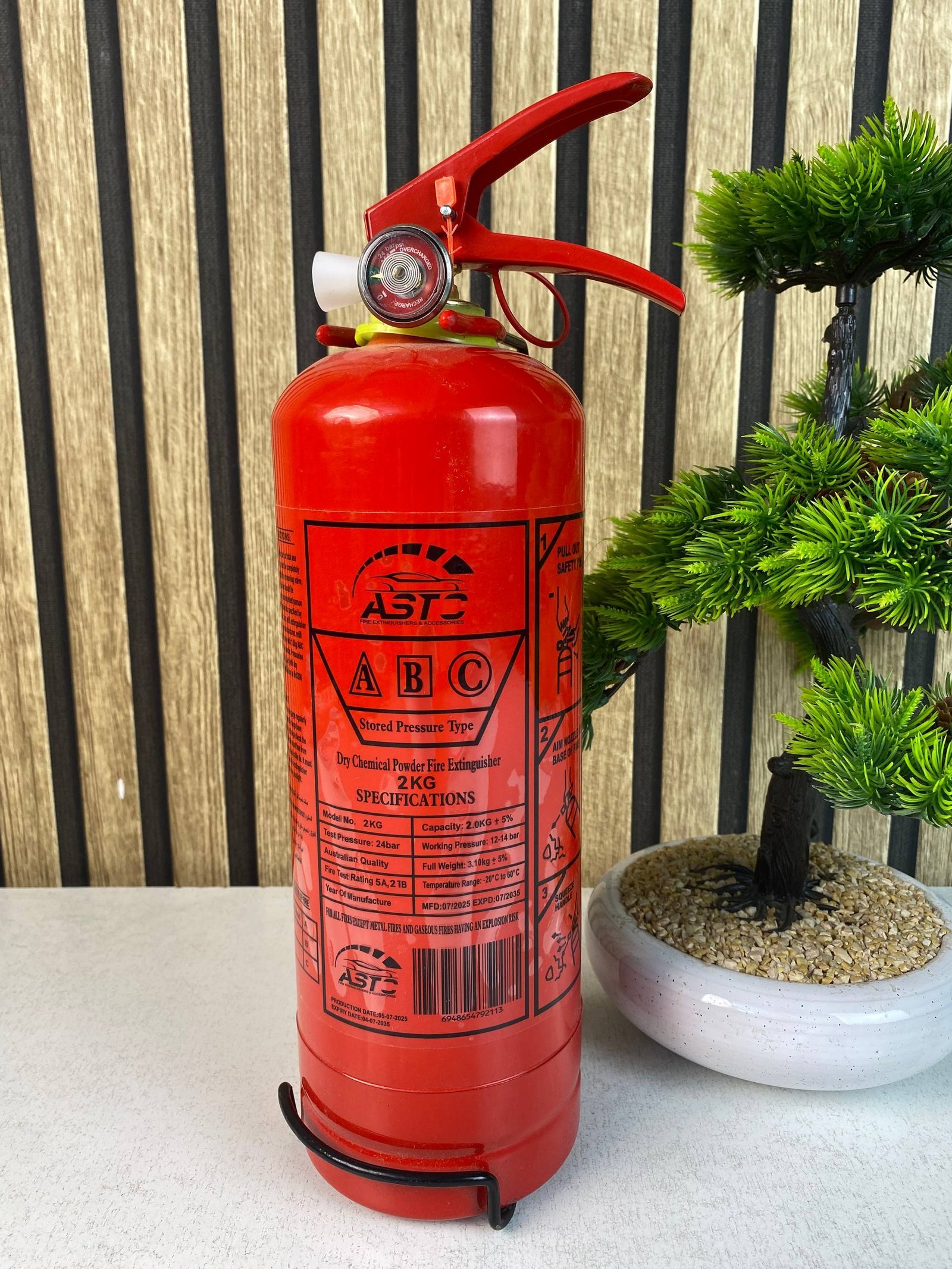 Extincteur Fire Stop 2kg -مطفأة حريق - الصورة 3