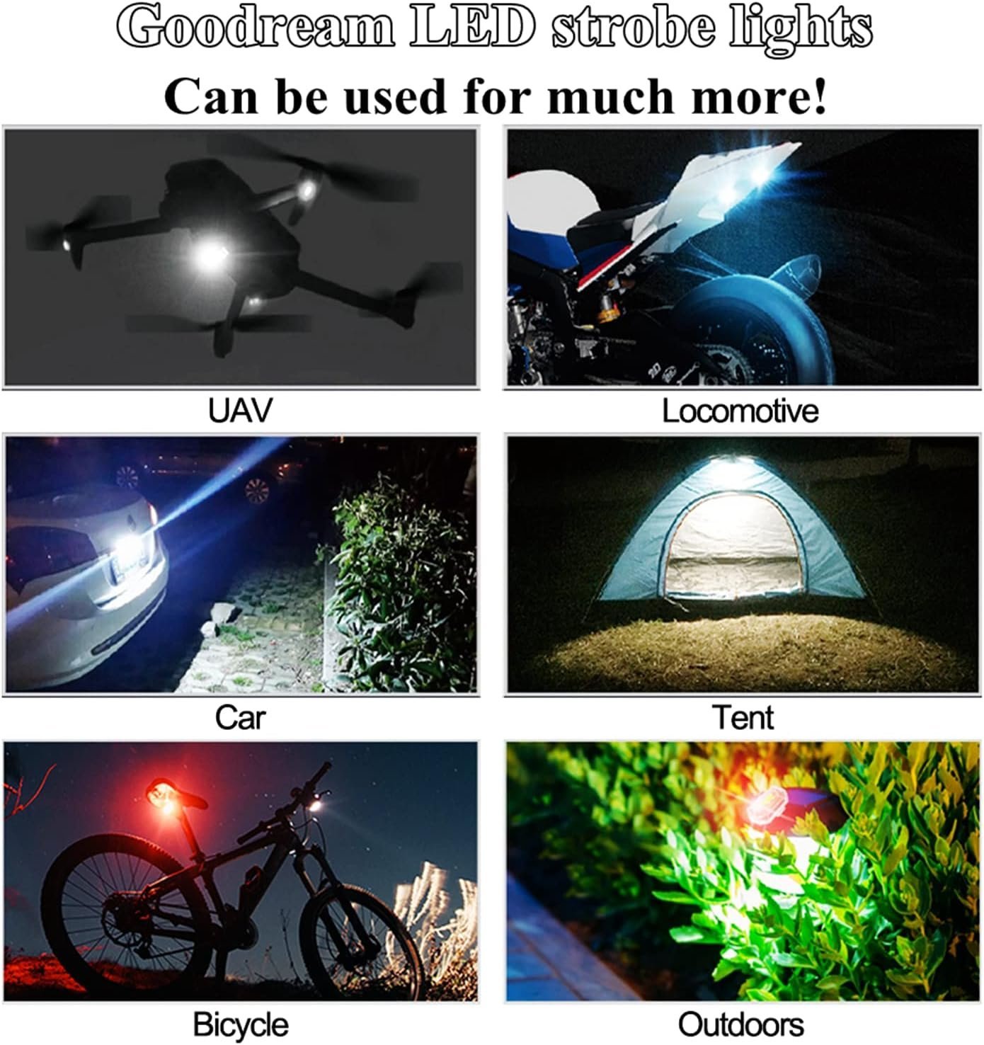 Mini Lumières LED Flash Anti-Collision avec Télécommande sans Fil 30 Modes 2Pcs - أضواء فلاش مع ريموت كنترول لاسلكي لسائقي الدراجات - الصورة 12