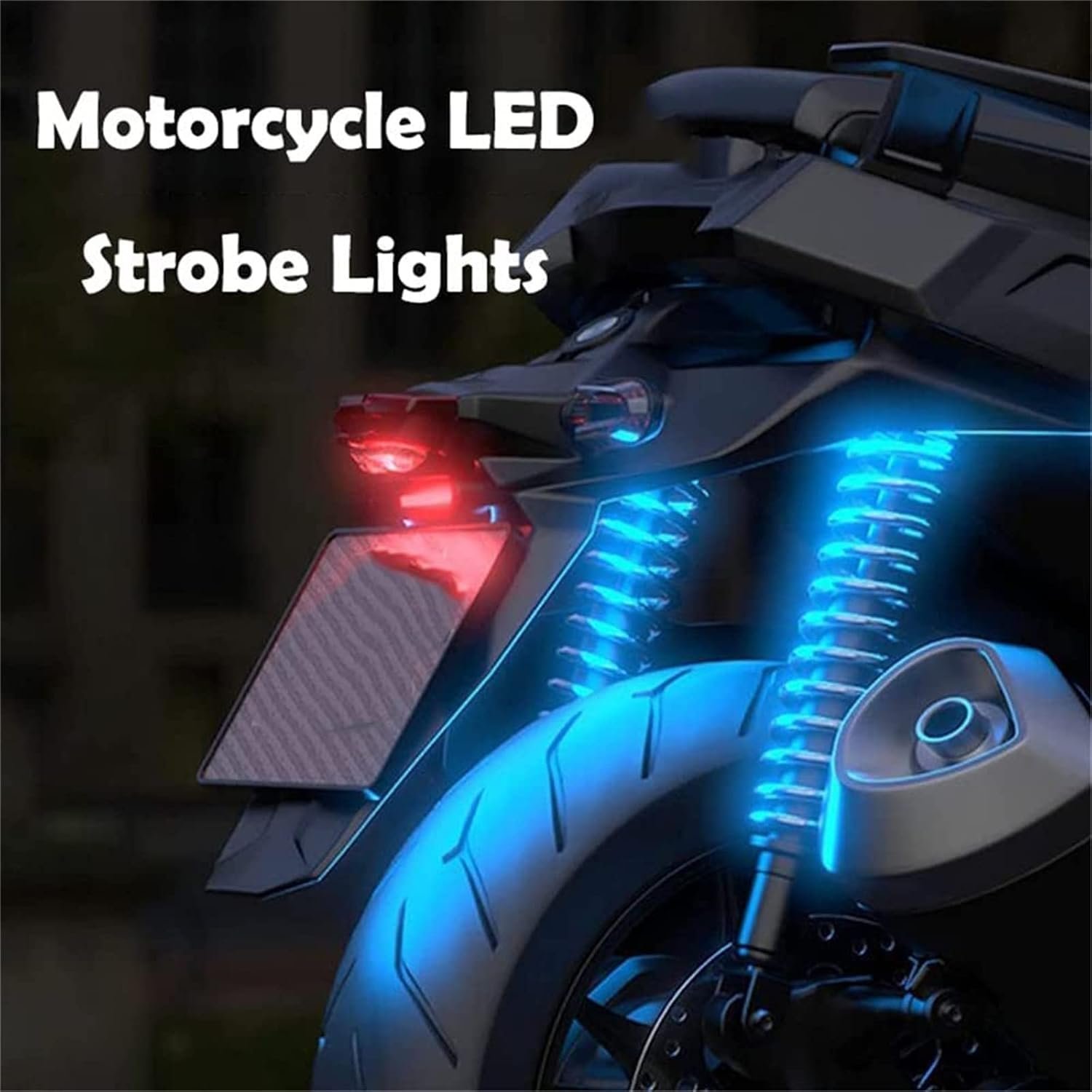 Mini Lumières LED Flash Anti-Collision avec Télécommande sans Fil 30 Modes 2Pcs - أضواء فلاش مع ريموت كنترول لاسلكي لسائقي الدراجات - الصورة 3