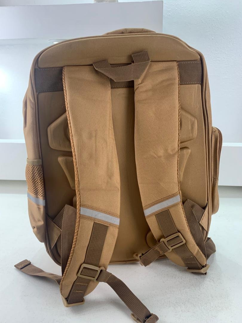 ⁦Sac à Dos Enfant pour École primaire de Haute Qualité Marron – حقيبة ظهر مدرسية للأطفال بني⁩ - الصورة ⁦3⁩