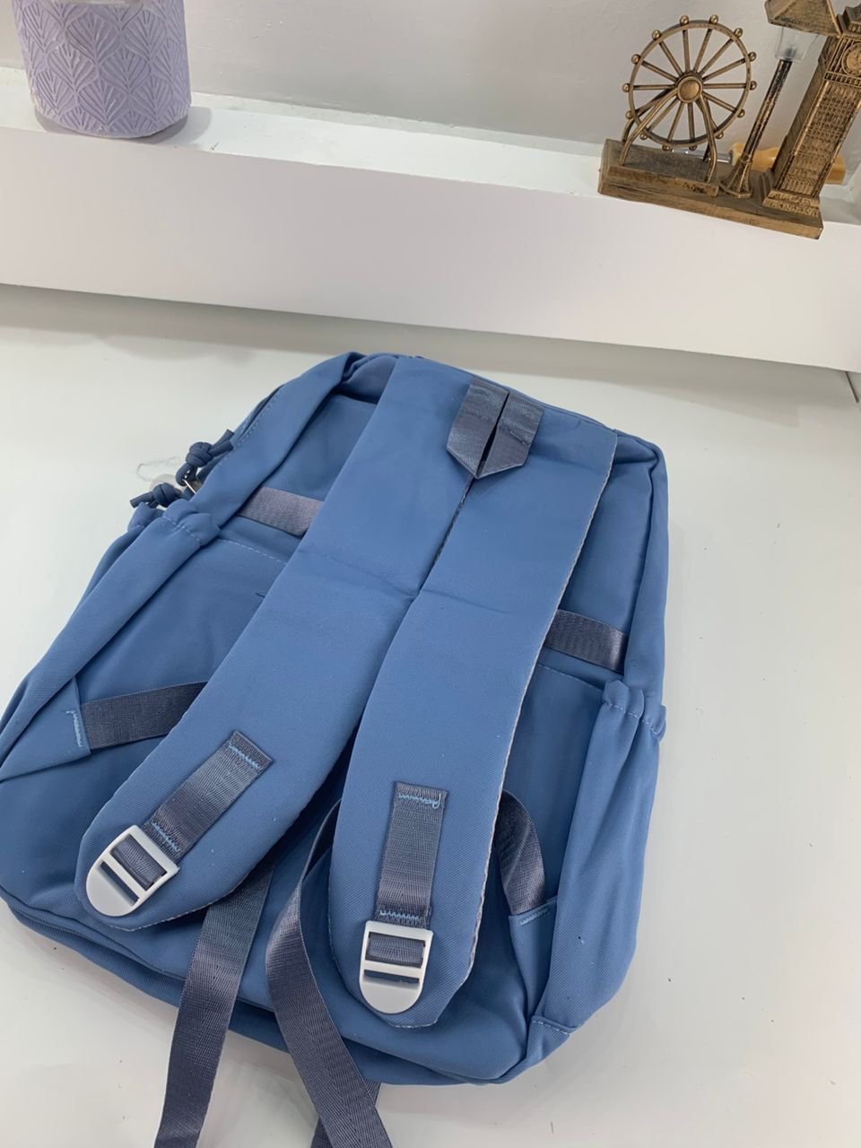 Sacs à dos d’école Style Décontracté XHD Bleu – حقيبة ظهر مدرسية أزرق - الصورة 4