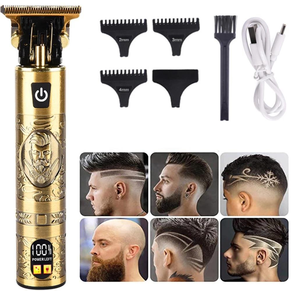 ⁦Tondeuse à cheveux professionnelle Zéro absolu , Dégradé , Low fade , Style vintage avec affichage LCD⁩ - الصورة ⁦3⁩