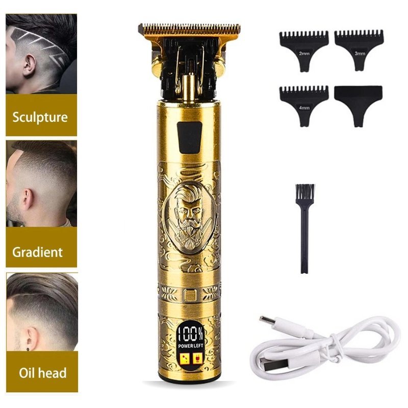 ⁦Tondeuse à cheveux professionnelle Zéro absolu , Dégradé , Low fade , Style vintage avec affichage LCD⁩ - الصورة ⁦6⁩