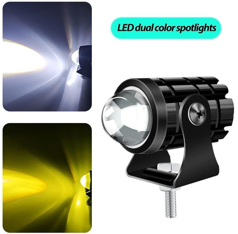Projecteur LED Ultra Puissant Pour Moto et Véhicule Étanche IP67 DC 12V-80V, 3 Modes d'Éclairage - كشاف إضاءة ليد عالي القوة للمركبات والدراجات النارية