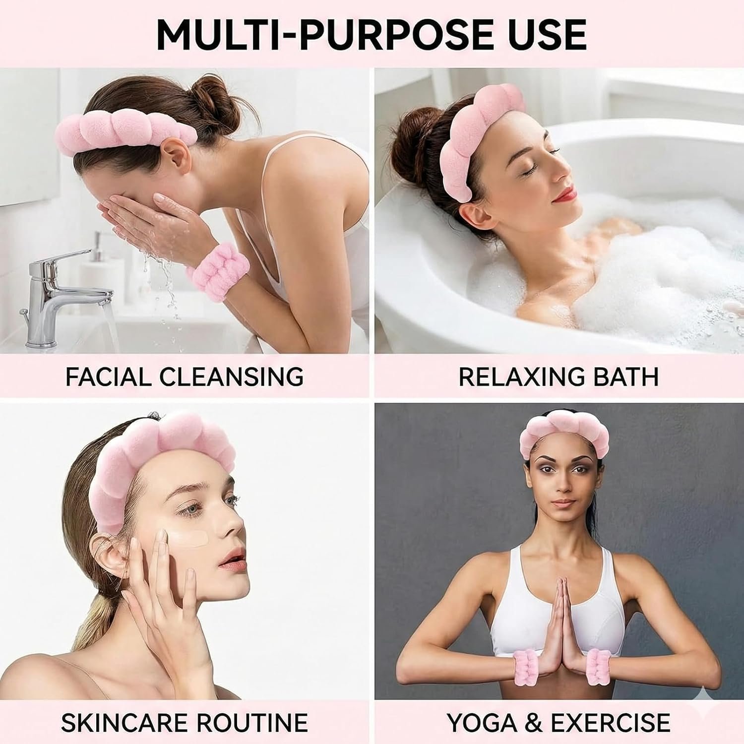 Ensemble Soin du Visage 4 Pièces pour Femmes - طقم العناية بالوجه وغسيل البشرة 4 قطع