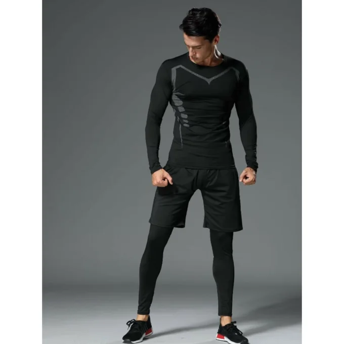 Ensemble de Sport Homme 5 Pièces Un Seul Ensemble Pour Les 4 Saison -بدلة رياضية رجالية متكاملة 5 قطع