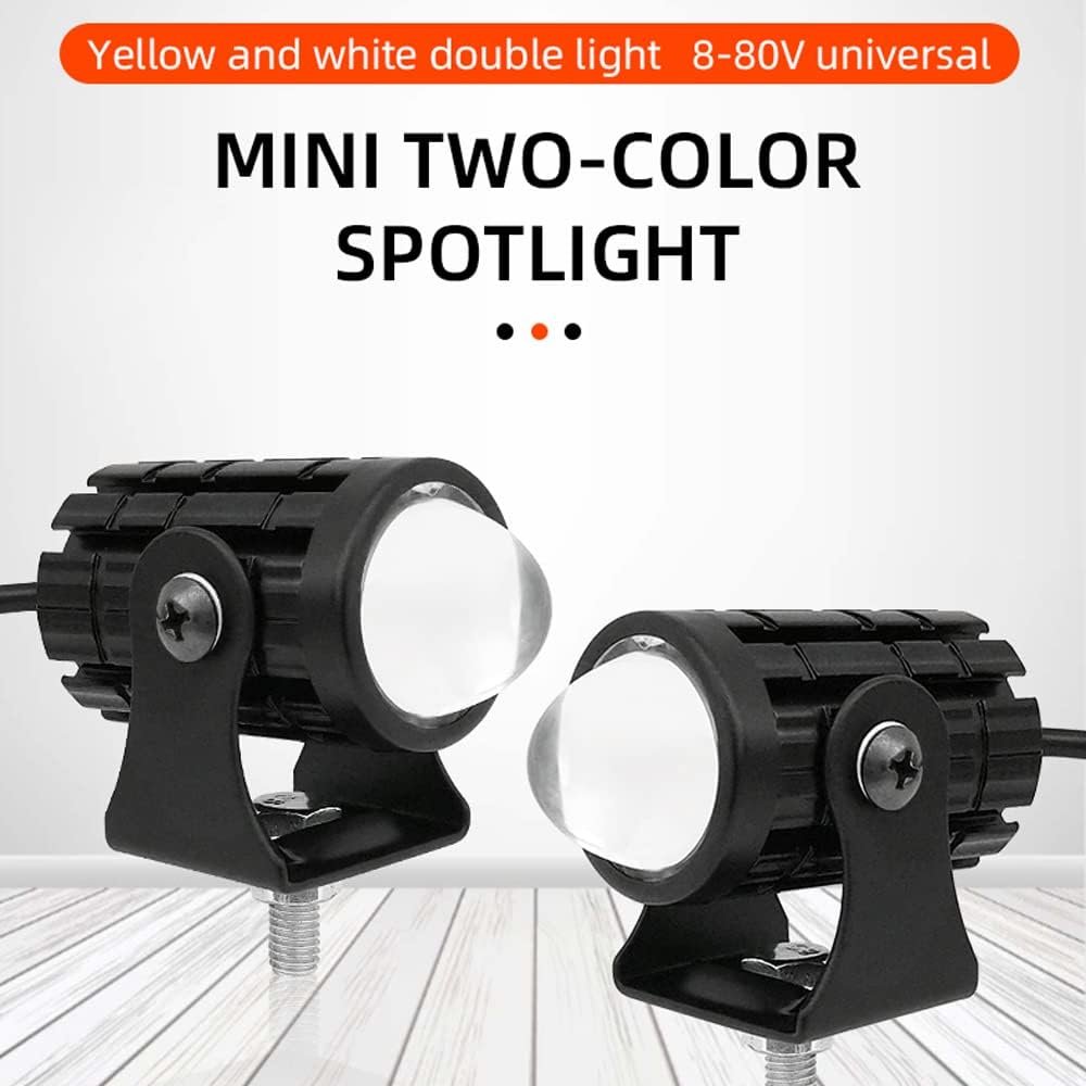 Projecteur LED Ultra Puissant Pour Moto et Véhicule Étanche IP67 DC 12V-80V, 3 Modes d'Éclairage - كشاف إضاءة ليد عالي القوة للمركبات والدراجات النارية