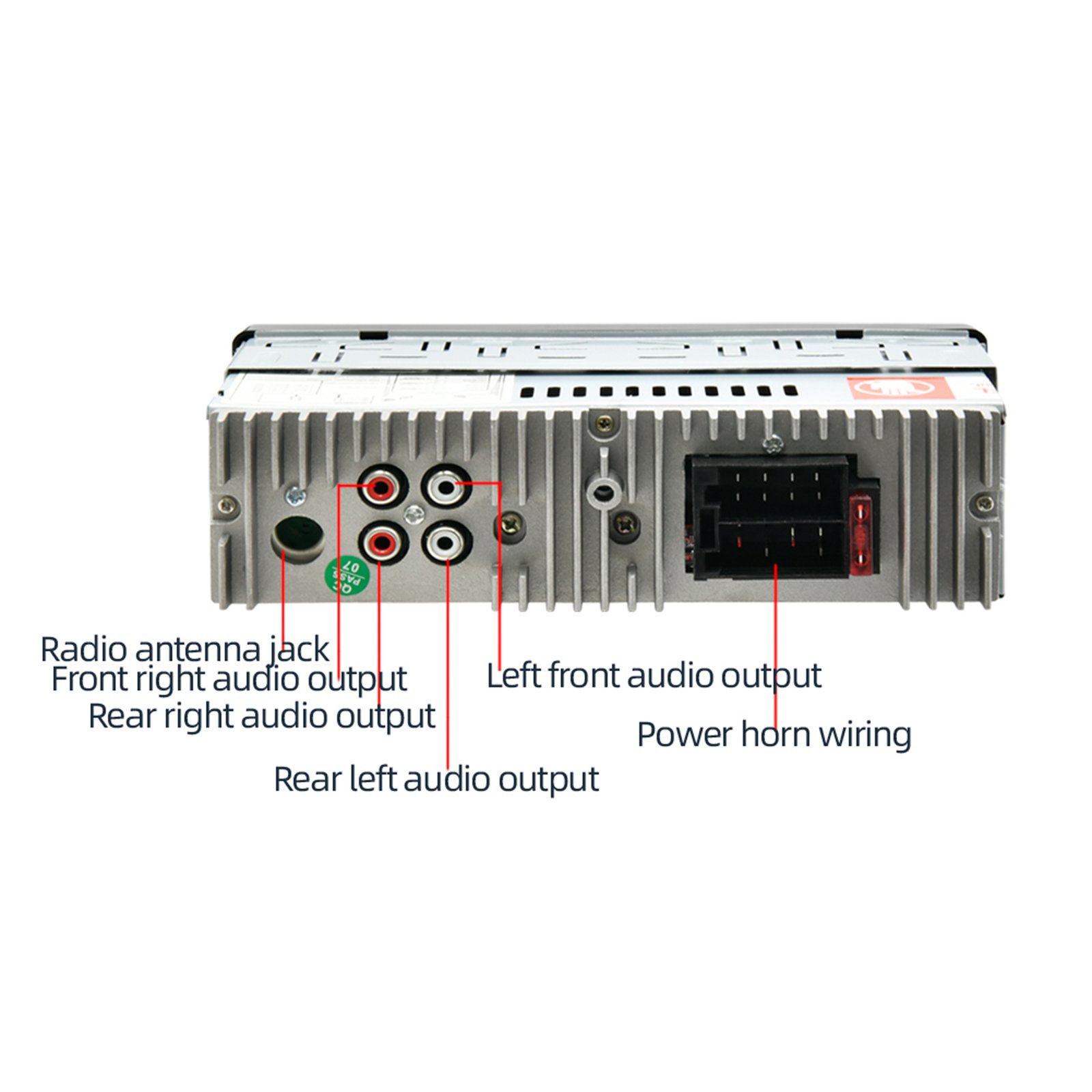 Autoradio Bluetooth 1DIN 7 Couleurs LED et Charge Rapide 2.1A Pioneer 9900 - راديو سيارة بلوتوث