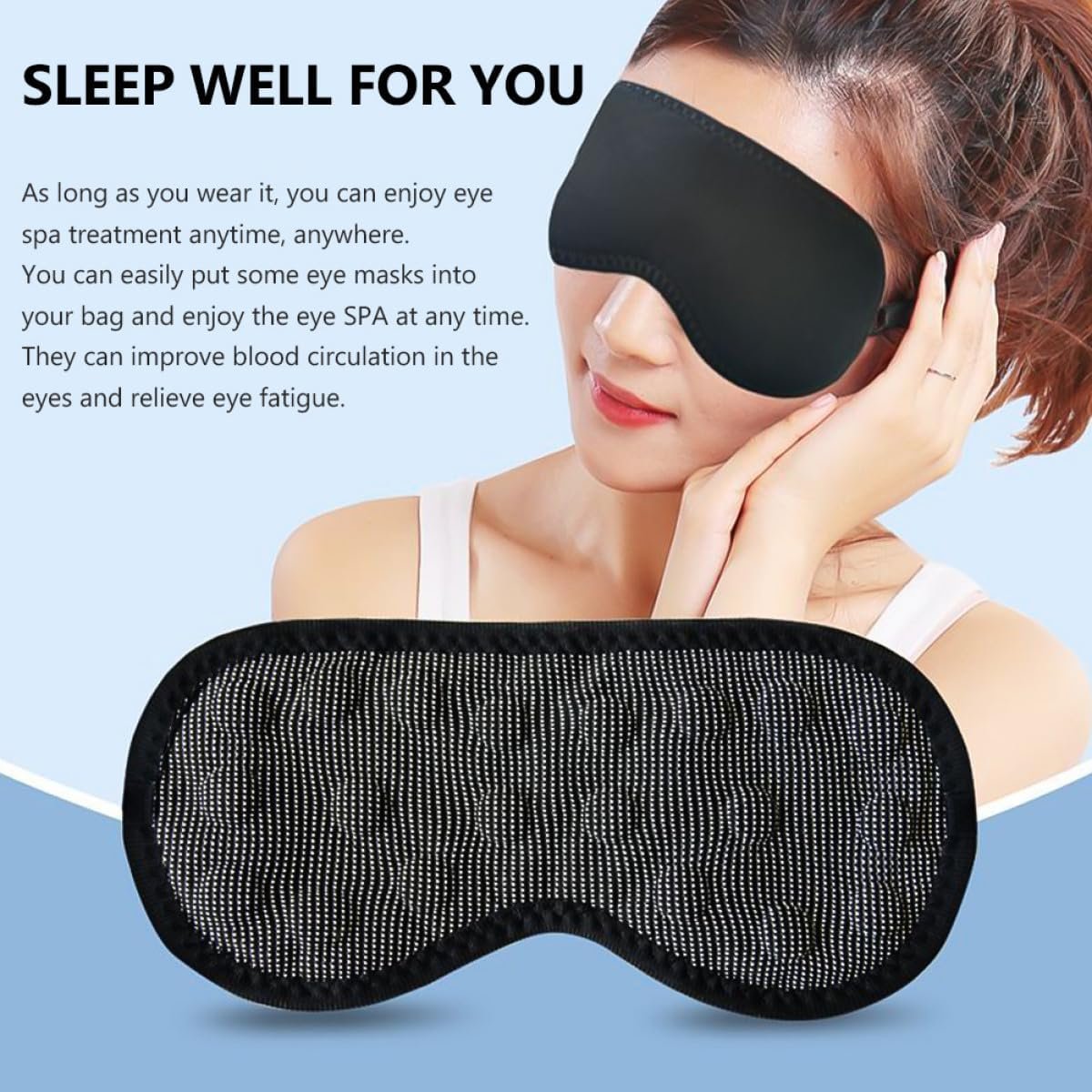 Masque de Sommeil Magnétique Confortable - قناع نوم مغناطيسي مريح للعينين ومضاد للإرهاق - الصورة 3
